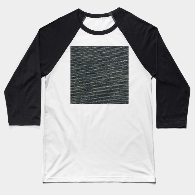 Textile black pattern Baseball T-Shirt by yinon-h